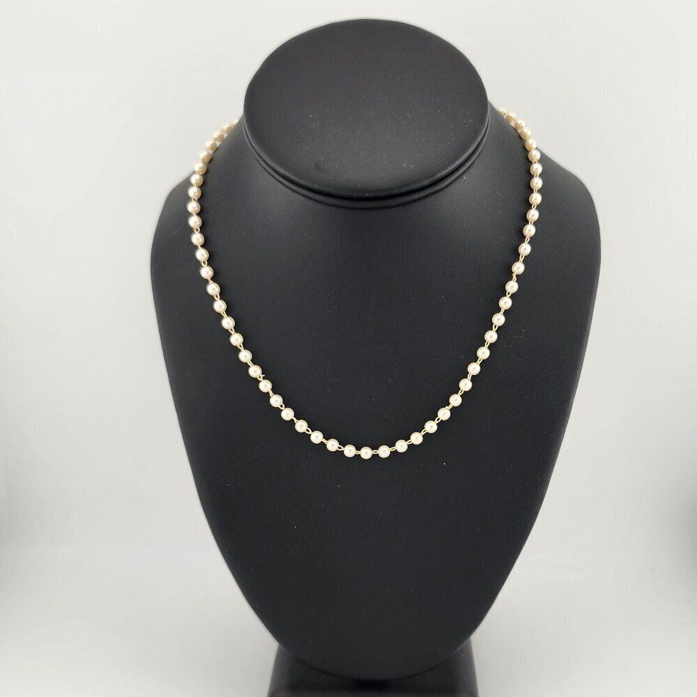Brand New Brazilian 18k Gold Filled Elegant Beaded Design Necklace